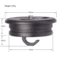 Leofoto TP-75 3/8 Flat Top Plate Adapter for 75mm Bowl, Black, TP-75