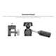 Leofoto WN-01/SW-01 Car Window Clamp Kit, Windows Mounting Head for Binoculars/ Lens and Camera, Black, WN-01+SW-01