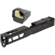 Leupold DeltaPoint Pro 6 MOA Dot Red Dot Sight, Matte Black and TRYBE Defense Pistol Slide, Glock 17, Gen 3, DeltaPoint Pro Cut, Version 2, Black Cerakote