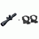 Leupold Mark 4 4.5-14x40mm LR/T Target Rifle Scope, Mil Dot Reticle,Matte Black 56130 w/ Leupold Mark 4 Rifle Scope Rings, 30mm,Medium, Matte Black, Aluminum 57398
