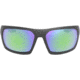 Leupold Packout Mens Sunglasses, Matte Black Frame, Square Emerald Mirror Lens, Polarized, Regular, 179095
