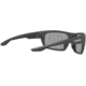 Leupold Packout Mens Sunglasses, Matte Black Frame, Square Emerald Mirror Lens, Polarized, Regular, 179095