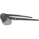 Leupold Tracer Shooting Glasses, Matte Black Frame, Oval Shadow Gray Flash Lens, Narrow-Regular, 179089