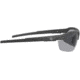 Leupold Tracer Shooting Glasses, Matte Black Frame, Oval Shadow Gray Flash Lens, Narrow-Regular, 179089