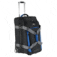 Lewis N Clark Expandable Wheeled Upright, 25in, Black Blue 9146