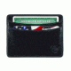 Lewis N Clark RFID Leather Card Holder, Black 931BLK