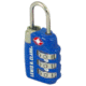 Lewis N Clark Travel Sentry Combo Lock, Blue TSA23BLU