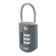 Lewis N Clark Travel Sentry Large Dial Cable Lock, Black TSA46BLK