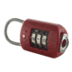 Lewis N. Clark Travel Sentry Large Dial Cable Lock, Red, One Size, TSA46RED