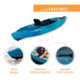 Lifetime Products Tundra 100 Sit-Inside Kayak