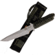 Linton Cutlery Cord Wrapped Fixed Blade Knife w/ Sheath, 12in Overall, 6in Bead Blast Stainless Tanto Blade, OD Green Cord Wrapped Handle, Nylon Sheath, L91011A