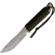 Linton Cutlery 12.5in Cord Wrapped Knife, 12.5in Overall, 6.25in Satin Stainless Blade, OD Green Cord Wrapped Handle, No Sheath, L97057A