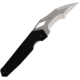 Linton Cutlery Large Tactical Folding Knife, 6.25in Closed, 4.75in Matte Stainless Blade, Black Textured G10 Handle, L92014124