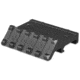 Lion Gears 45 Degree Angle Mount, 2.16in, 5 Slots, Black, Short, LG-BM05D45