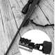 Lion Gears AS-S2W03SS Swivel Stud/Picatinny Rail Adaptor W/Integrated Sling Loop, Black, Medium, AS-S2W03SS