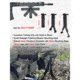Lion Gears Bipod QR 5-position Folding Grip Bipod, Black, LG-SG-F150BP