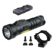 Lion Gears FLG-22ML Rechargeable 600 Lumens LED Flashlight/Green Laser Combo, Ambidextrous, On/off Switch, M-LOK, Black, PL-FLG-22ML