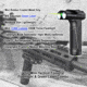 Lion Gears Compact Foregrip w/ 2000 Lumen Flashlight / Green Laser Combo