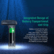 Lion Gears Compact Foregrip w/ 2000 Lumen Flashlight / Green Laser Combo