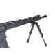 Lion Gears Scout-Pod 7in-9in Tactical Button-Lock 3-Position Folding Bi-pods, with Mlok and KeyMod Mounting Deck, LG-SP-3D06MK