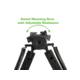 Lion Gears Scout-Pod Cuboid Tactical Spring-Lock Folding Bi-pods with Integrated Picatinny/Weaver Mounting Deck, 8.5in - 12.5in, LG-SP-SC08