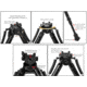 Lion Gears Scout-Pod Tactical Spring-Lock Folding Bi-pods, 10in - 13in, LG-SP-SL11
