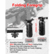 Lion Gears SG-F110R Compact Folding Grip, Quick Release, 5-position, Black, SG-F110R