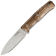 Lionsteel B35 Fixed Blade Walnut Knife, 3.5 satin finish Sleipner tool steel blade, Walnut handle, B35 WN