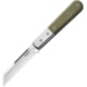 Lionsteel Barlow Dom Folding Knife, 3in, M390 Stainless, Satin Finish, DOM Style Blade, Green Canvas Micarta Handle, CK0115 CVG