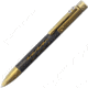 Lionsteel Nyala Pen Carbon Fiber Gold, Nyala Twist Pen, 4.5in Overall, Carbon Fiber Insert, Uses Fisher Space Pen Pr4 Cartridge, Titanium Construction, Gold, Gold, NY FC BRS