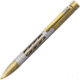 Lionsteel Nyala Pen Damascus Gold, Nyala Twist Pen, 4.5in Overall, Super Dense Twist Damascus By Damasteel Insert, Uses Fisher Space Pen Pr4 Cartridge, Titanium Construction, Gold, Gold, NY SDT BRL