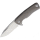 Lionsteel ROK Tiium Linerlock Bronze Folding Knife, 3.25in Satin Bohler M390 SS Drop Point, Bronze Titanium Handle, ROK B