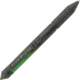 Lizard Lick Ronnies Tactical Pen Green, 6 1/4in Overall, Black/Green Anodized Aluminum Construction With Rubber Grip, Self Defense/Glass Breaker Tip, Black Ink, Black SS, Green, LZ06