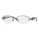 Luxottica Titanium Eyeglasses LC1423TB with No-Line Progressive Rx Prescription Lenses, Select Frame Color / Lens Diameter Dark Brown Frame / 50 mm Prescription Lenses