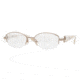 Luxottica Titanium Eyeglasses LC1423TB with No-Line Progressive Rx Prescription Lenses, Select Frame Color / Lens Diameter Light Copper Frame / 50 mm Prescription Lenses