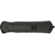 M&amp;P MP OTF Automatic Folding Knife, 3.5in, Stainless Steel, Spear Point Blade, Serrated, Black Finish, Aluminum Black Handle, 1160824