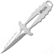 Mac Coltellerie APNEA 9 Dive Knife Fixed Blade Knife, 3in, Partially Serrated, Satin, Stainless Handle MACAPNEA9