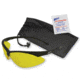 Macks Shooting Glasses, Black Frame, Yellow Lens MK4482