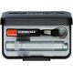 MagLite Mini 2 Cell AAA Incandescent Flashlight, Gray Pewter, Pres. Box, M3A092