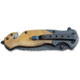 Boker Blomkvist Folding Knife, 3.35in, 440A, Stainless Steel, Wood Multi Handle, 01MB735