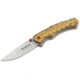 Magnum Red Pupil Folding Knife, 3.23in, 440A, Zebrawood Brown Handle, 01SC071