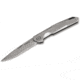 Magnum Shiny EDC Folding Knife, 2.36in, 8Cr13MoV, Stainless Steel Silver Handle, 01SC086