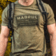 Magpul Industries Go Bang Parts Patch T-Shirt - Mens, 2X Large, Cotton Polyester Blend, Olive Drab Green, MAG1526-316-2XL