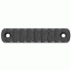 Magpul Industries Rail Section, Fits M-LOK Hand Guard, Aluminum, 9 Slots, Black MPIMAG583