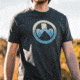 Magpul Industries Cascade Icon Logo CVC T-Shirt, Large, Charcoal Heather, MAG1136-011-L