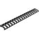 FAB Defense Protective Ladder Rail Covers - Long, Black LRCL
