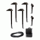 Malibu LED Low Voltage Cast Aluminum Light Kit 6 pk,Brown 8409-1901-06