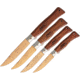 MAM Bronze Tiium Collection Folding Knife, Bronze Titanium Coated 420 SS Drop Point, Bubinga Wood Handle, SS Bolster, Four Piece Collection, 2505 BRONZE TITANIUM