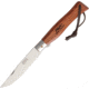 MAM Hunter Plus Linerlock Folding Knife, 4in Satin Partially Serrated 420 SS Drop Point, Bubinga Wood Handle, SS Bolster, 2066 W/BOX