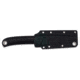 Manly Patriot D2 Fixed Blade Knife, Black, Small, 02ML001